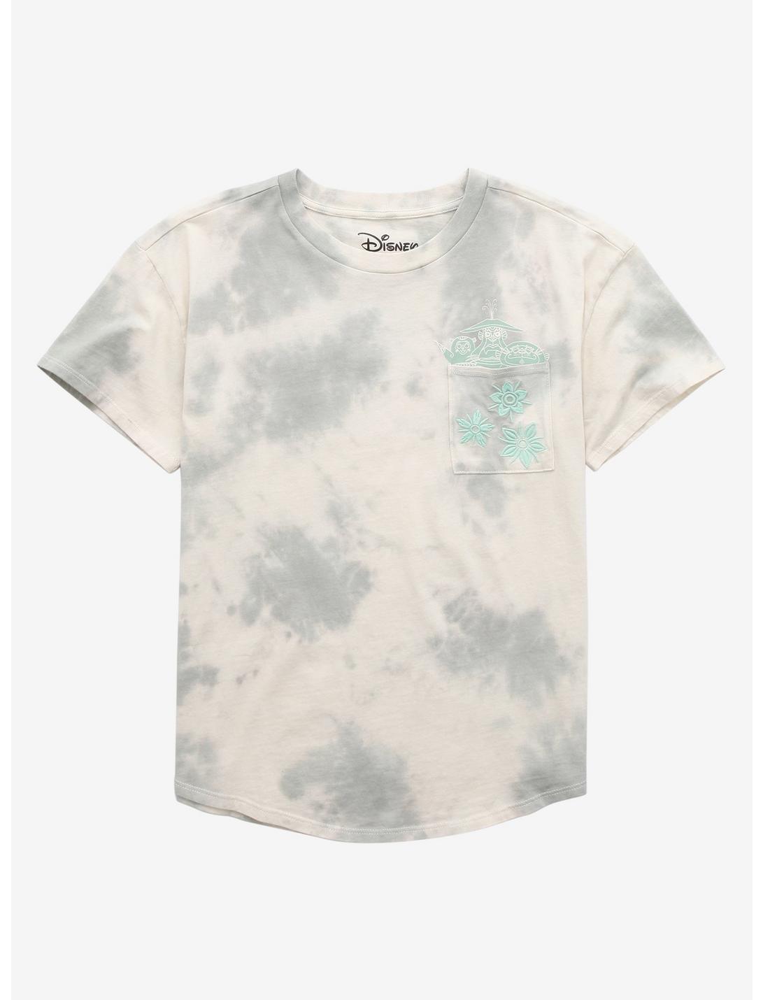 Our Universe Raya and the Last Dragon Floral Pocket Women's Tie-Dye T-Shirt - BoxLunch Exclusive, TIE DYE, hi-res