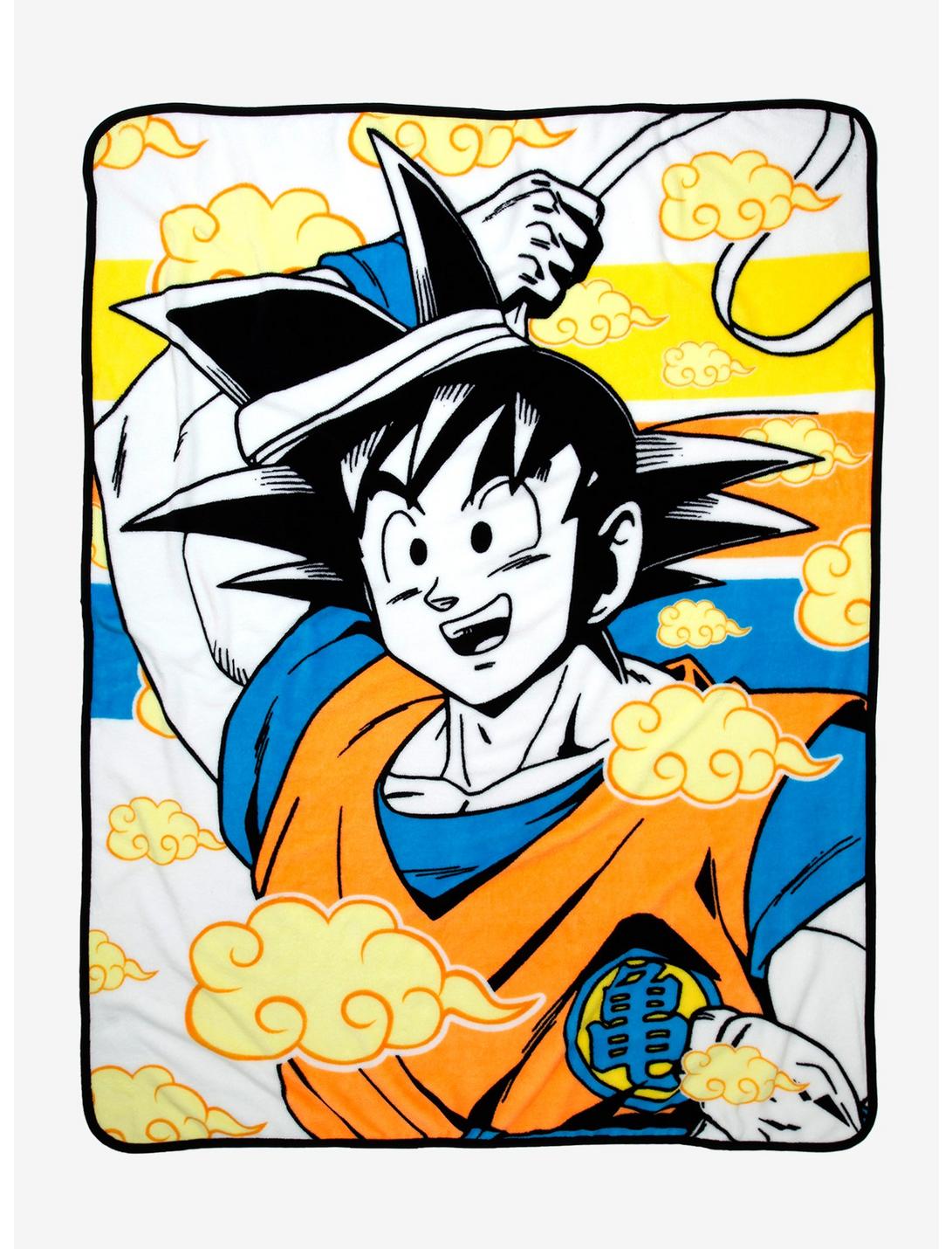 Dragon Ball Z Goku with Clouds Throw, , hi-res