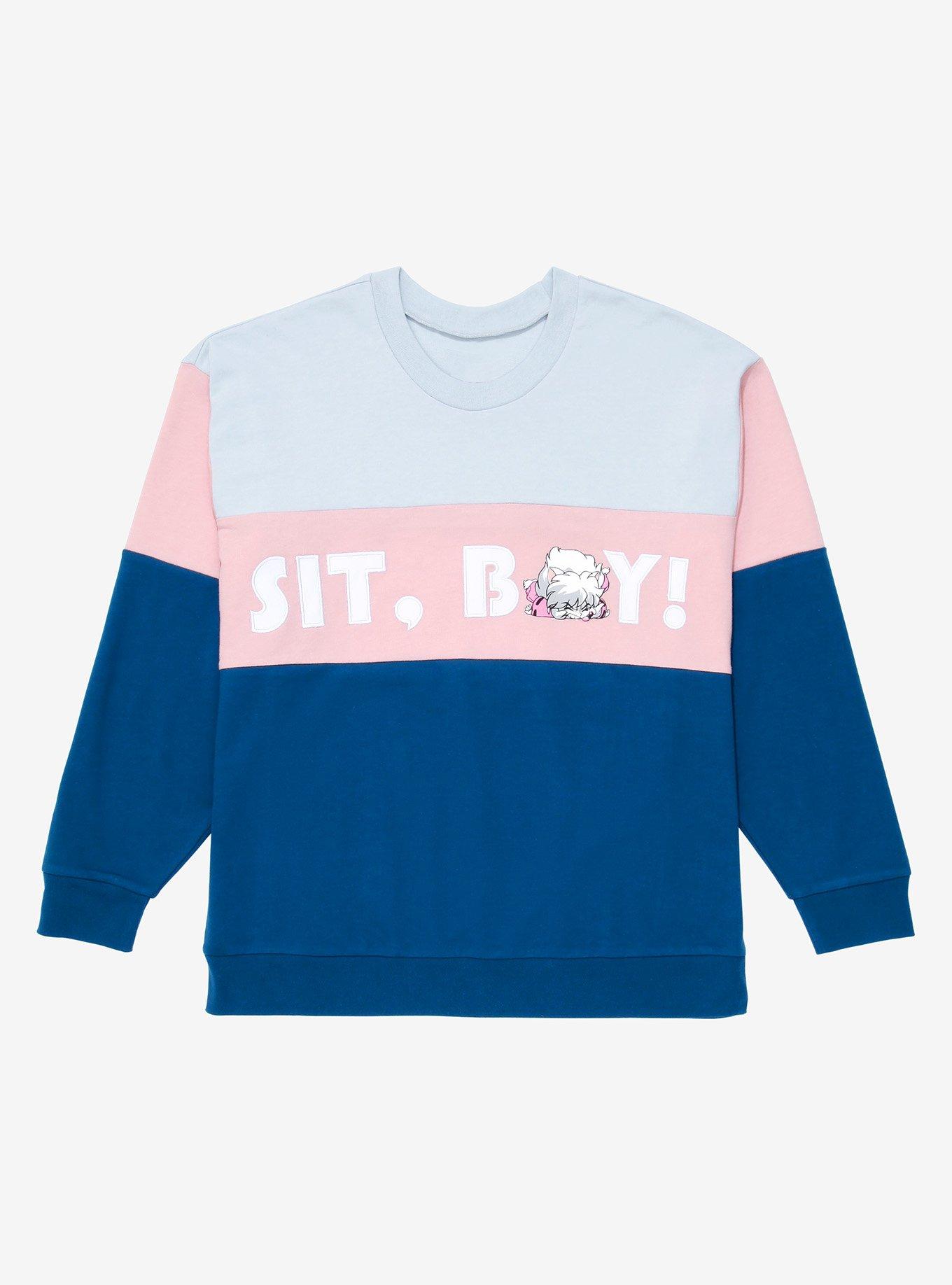 Inuyasha Sit Boy Panel Women's Crewneck - BoxLunch Exclusive, MULTI, hi-res