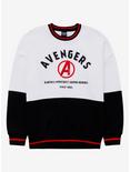 Marvel Avengers Two-Tone Crewneck - BoxLunch Exclusive, NAVY, hi-res
