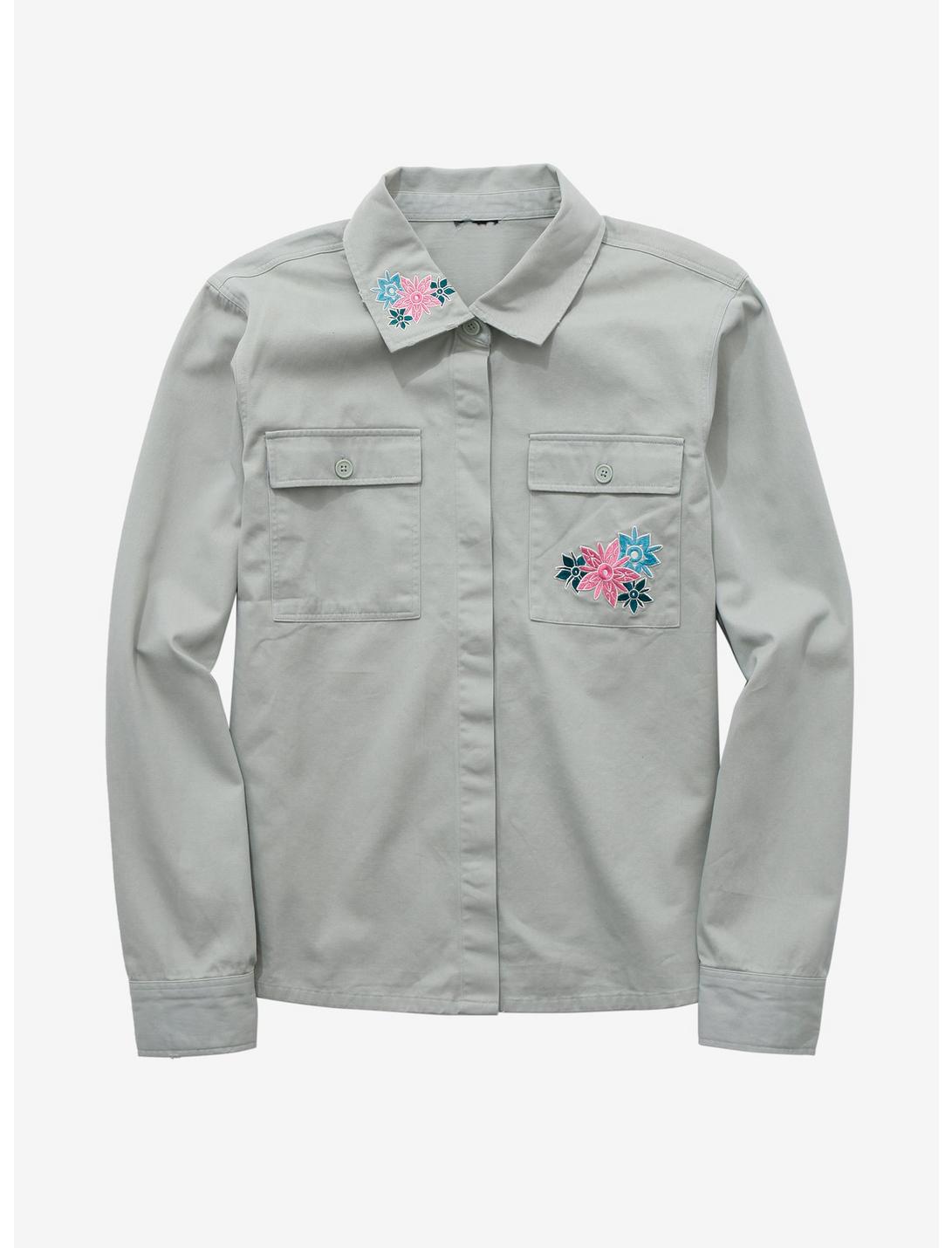 Our Universe Disney Raya and the Last Dragon Sisu Women's Army Jacket - BoxLunch Exclusive, ARMY GREEN, hi-res