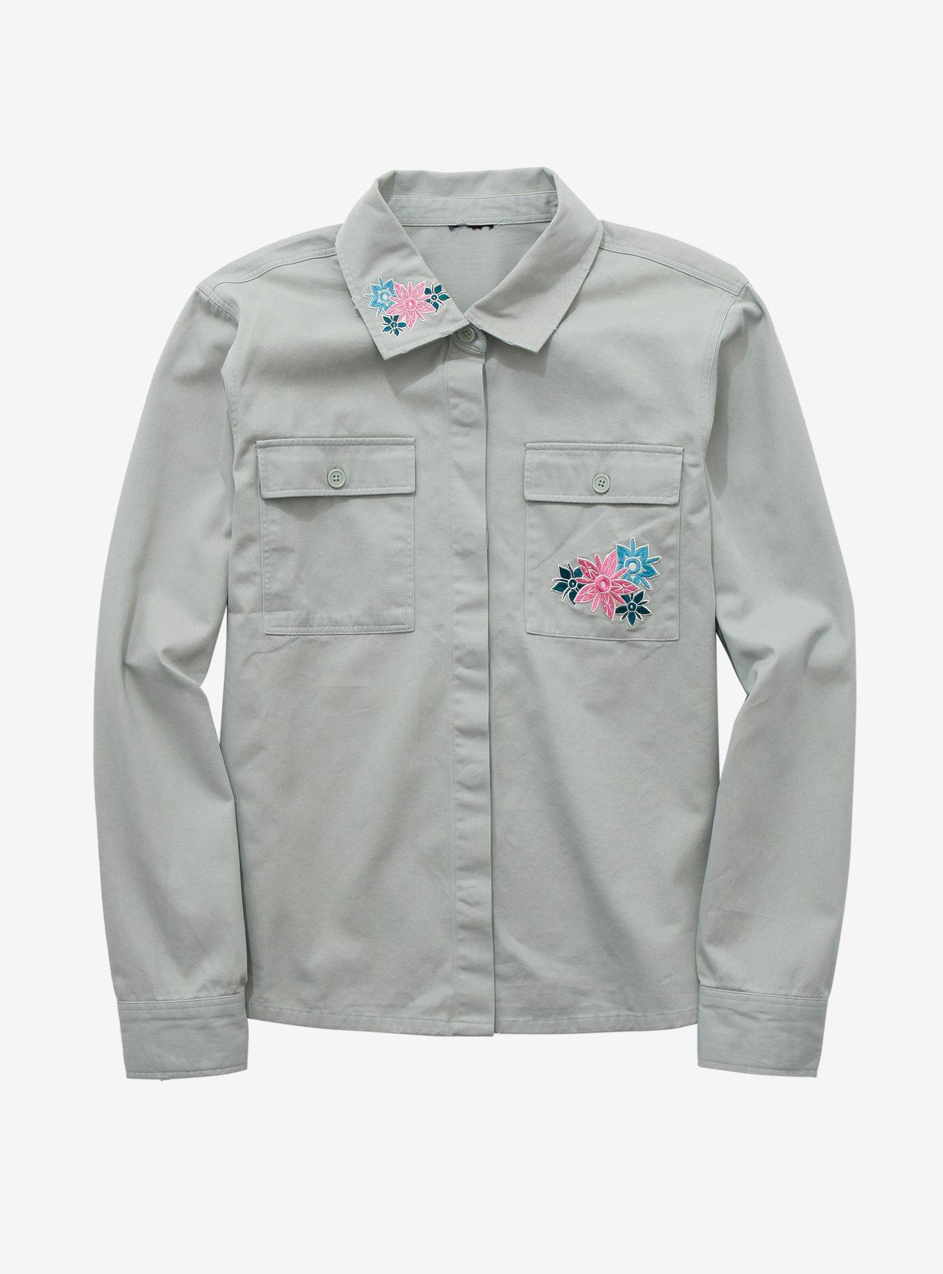 Our Universe Disney Raya and the Last Dragon Sisu Women's Army Jacket - BoxLunch Exclusive, ARMY GREEN, hi-res