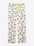 Disney Winnie the Pooh Characters Allover Print Sleep Pants - BoxLunch Exclusive, LIGHT YELLOW, hi-res