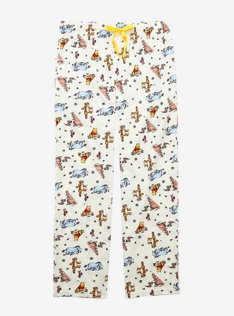Disney Winnie the Pooh Characters Allover Print Sleep Pants - BoxLunch ...