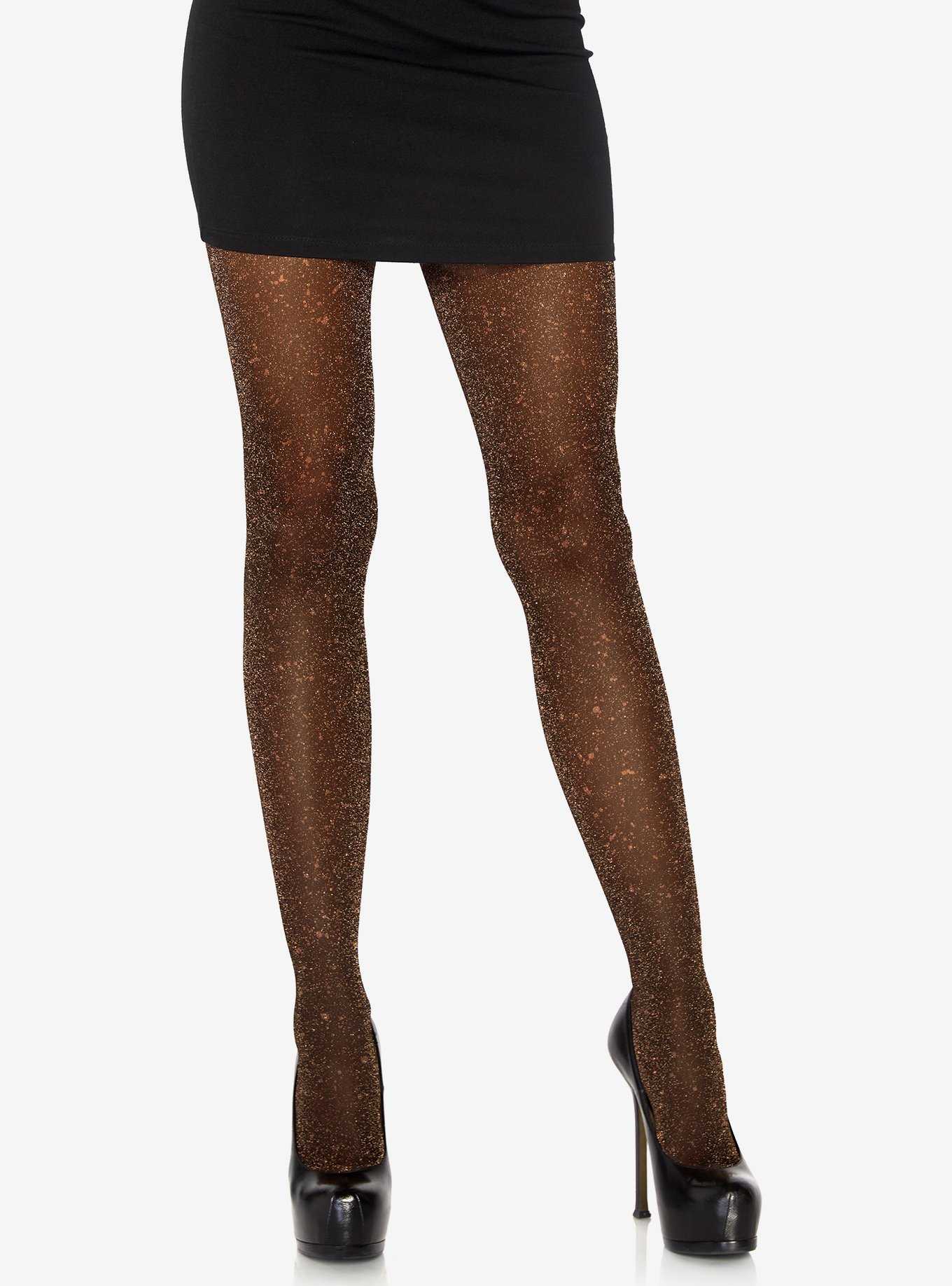 Black 2025 shimmer tights