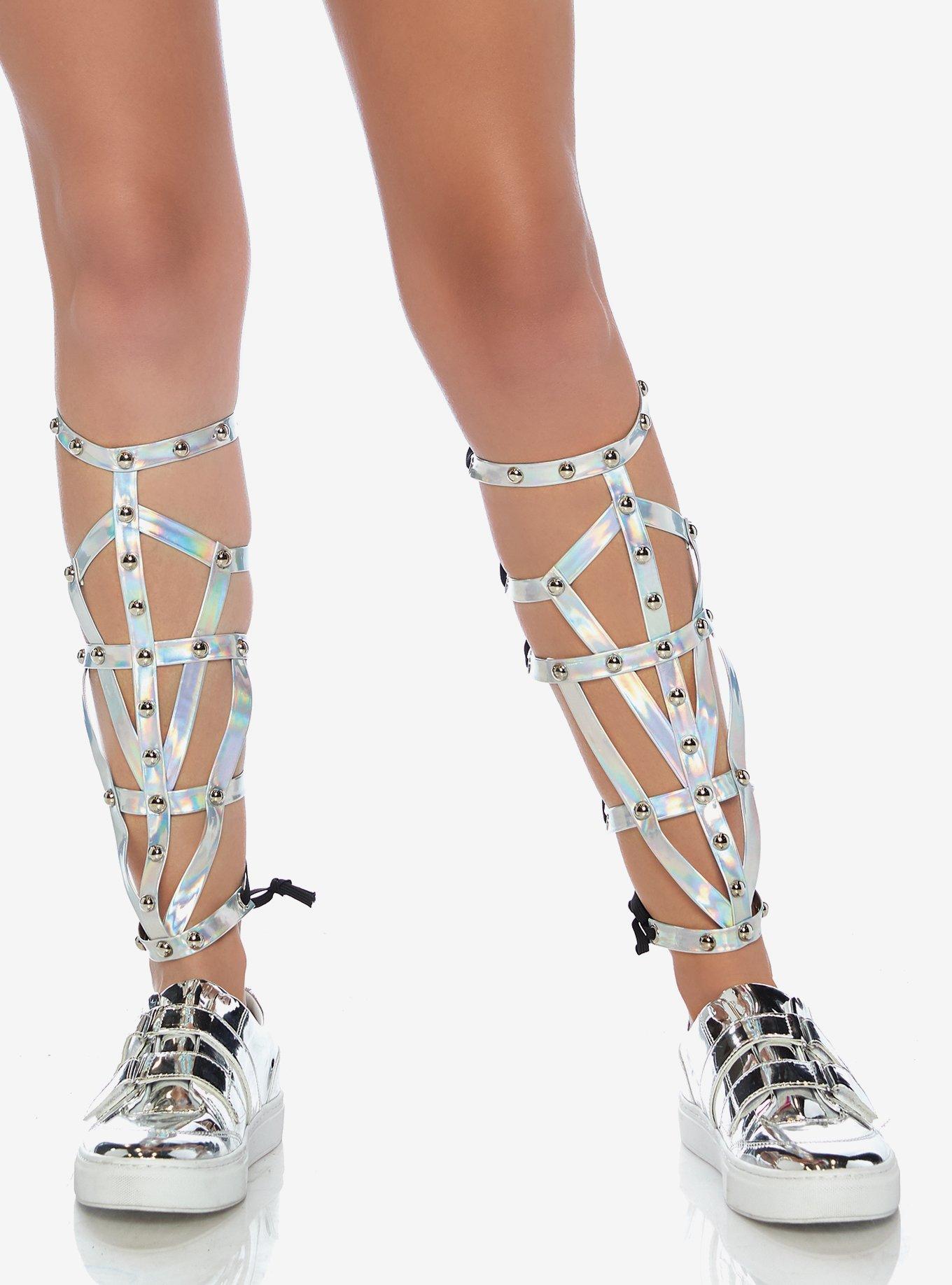 Iridescent Shin Guards, , hi-res