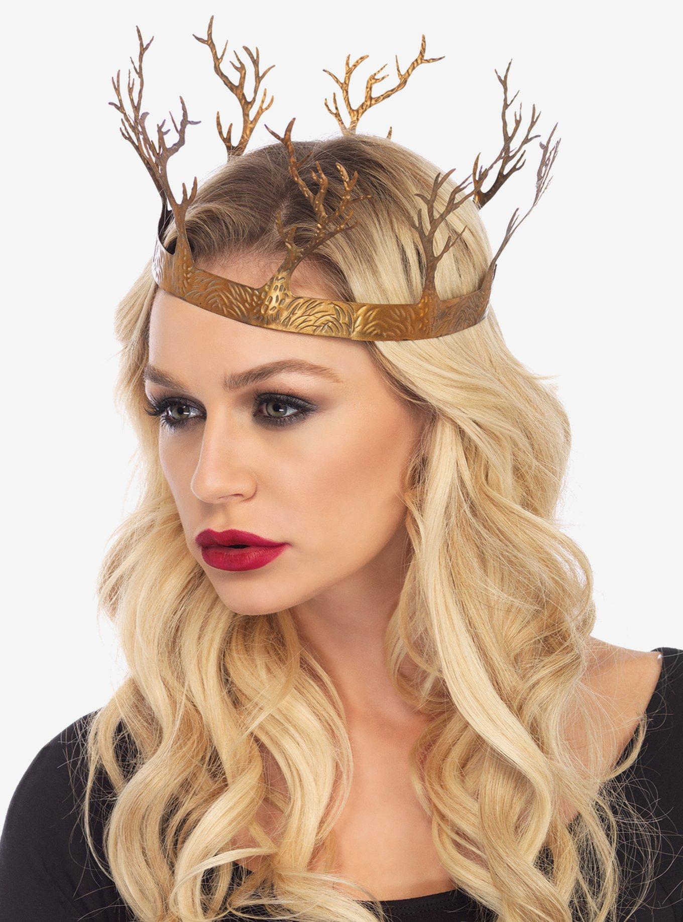 Metal Fantasy Forest Crown, , hi-res
