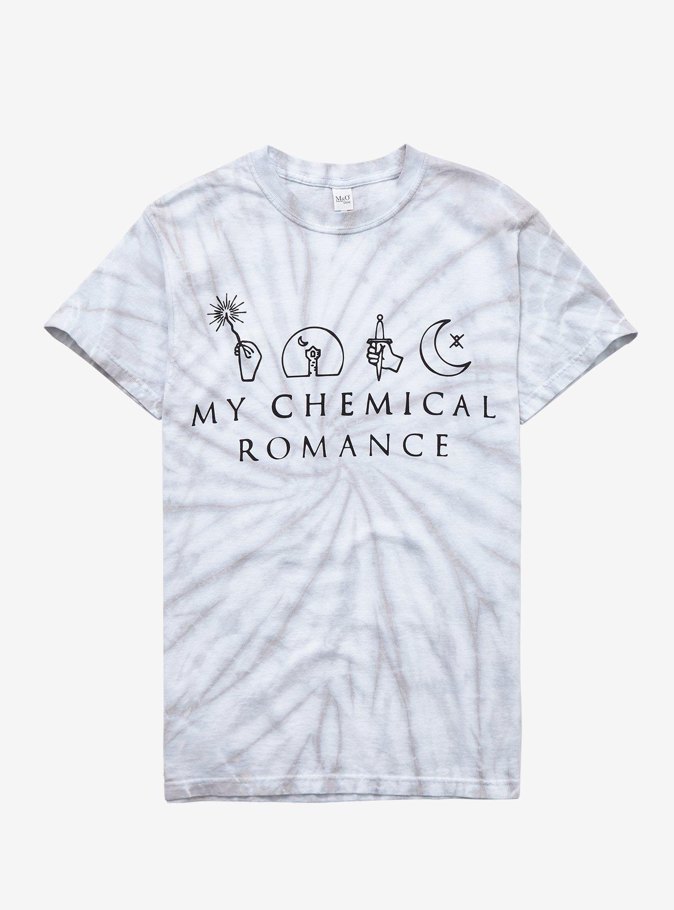 My Chemical Romance Icons Tie-Dye Girls T-Shirt, MULTI, hi-res