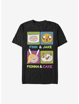 Plus Size Adventure Time Finn Fionna Cake Jake T-Shirt, , hi-res