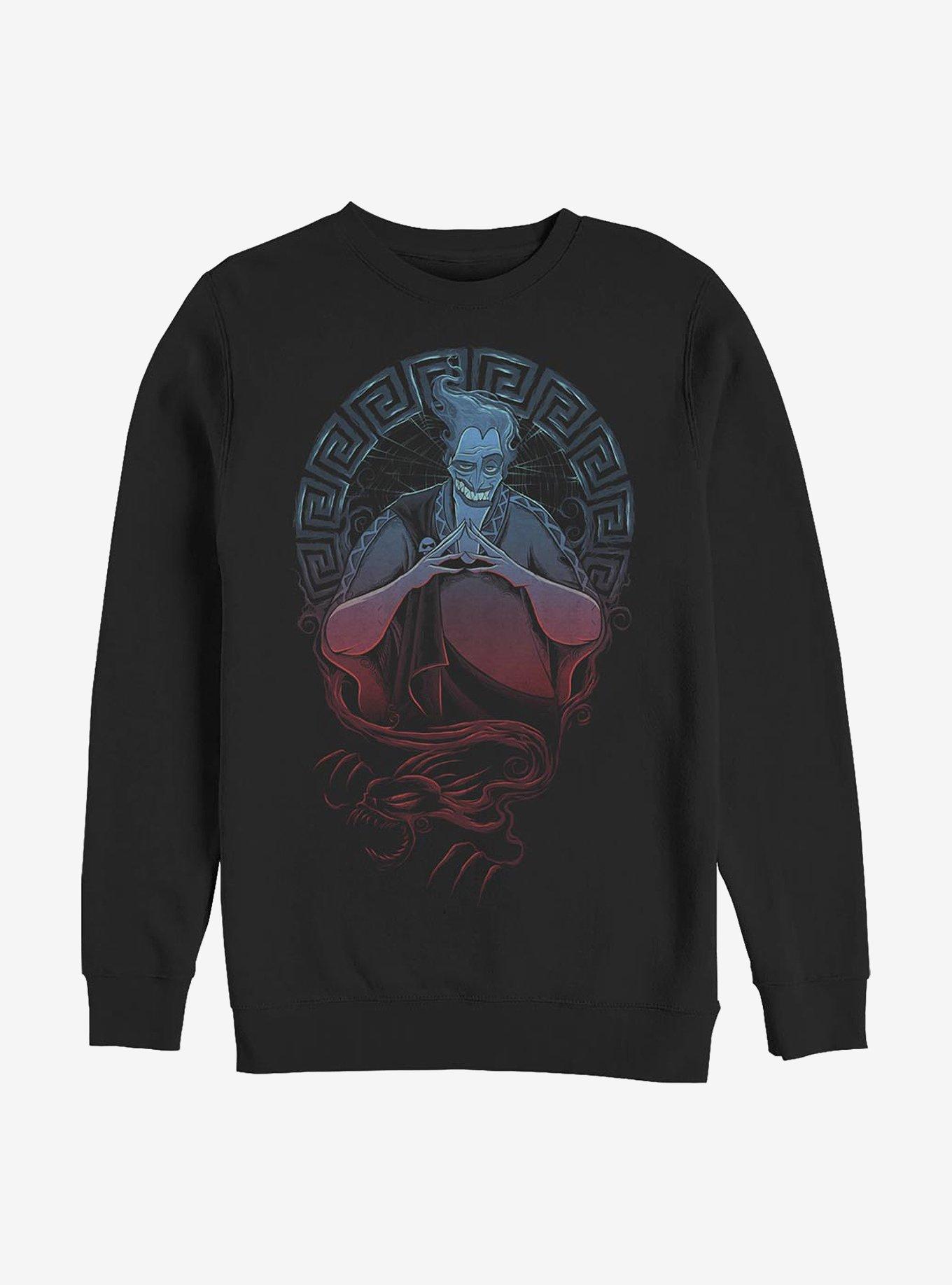 Disney Hercules Hades Crew Sweatshirt, BLACK, hi-res