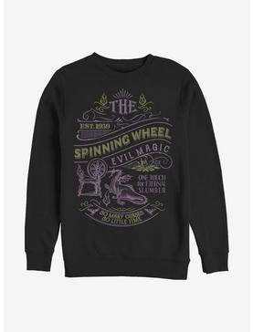 Disney Sleeping Beauty Spinning Wheel Crew Sweatshirt, , hi-res