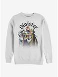 Disney Villains Sinister Crew Sweatshirt, WHITE, hi-res