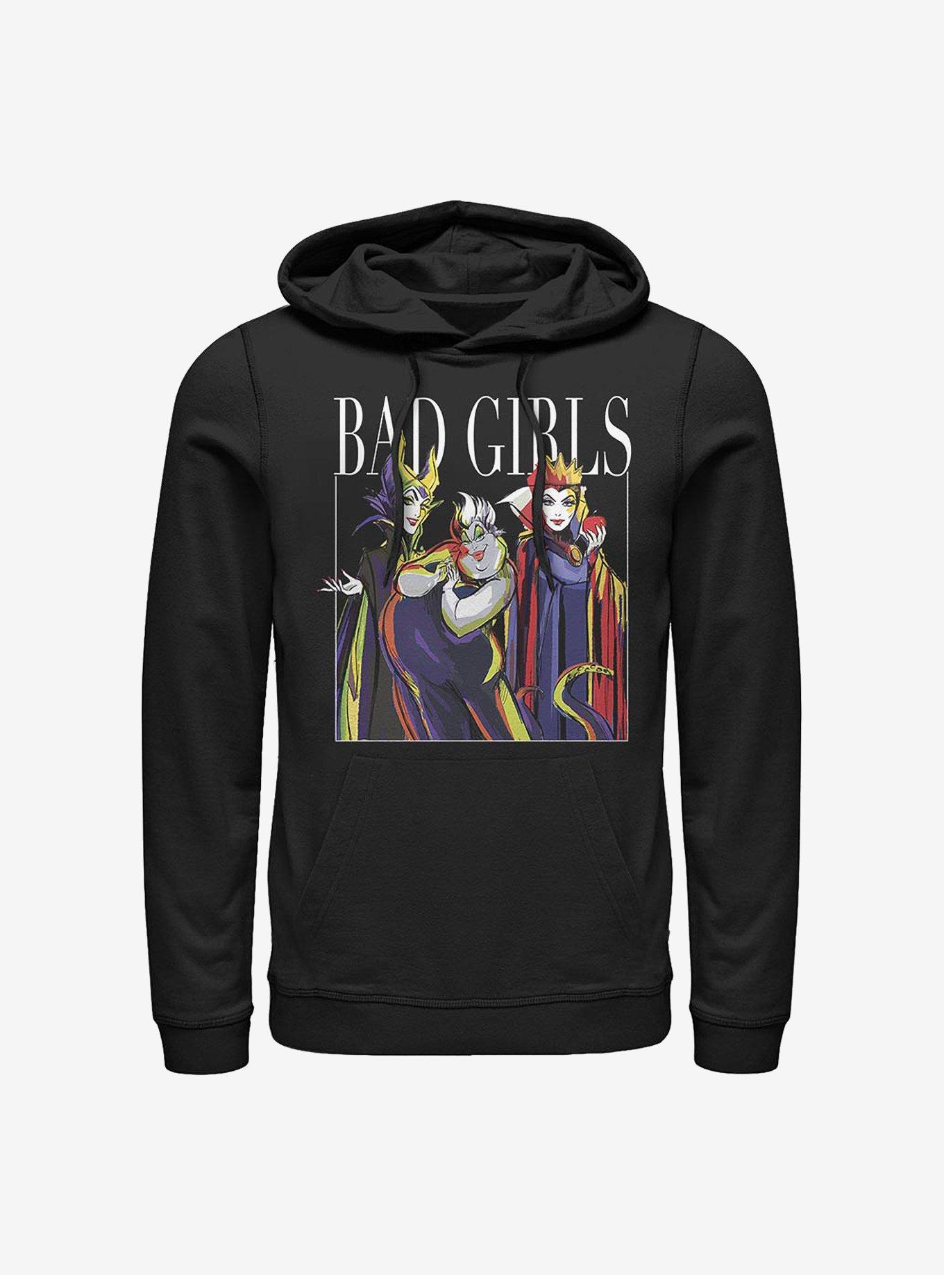 Disney Villains Bad Girls Pose Hoodie, BLACK, hi-res