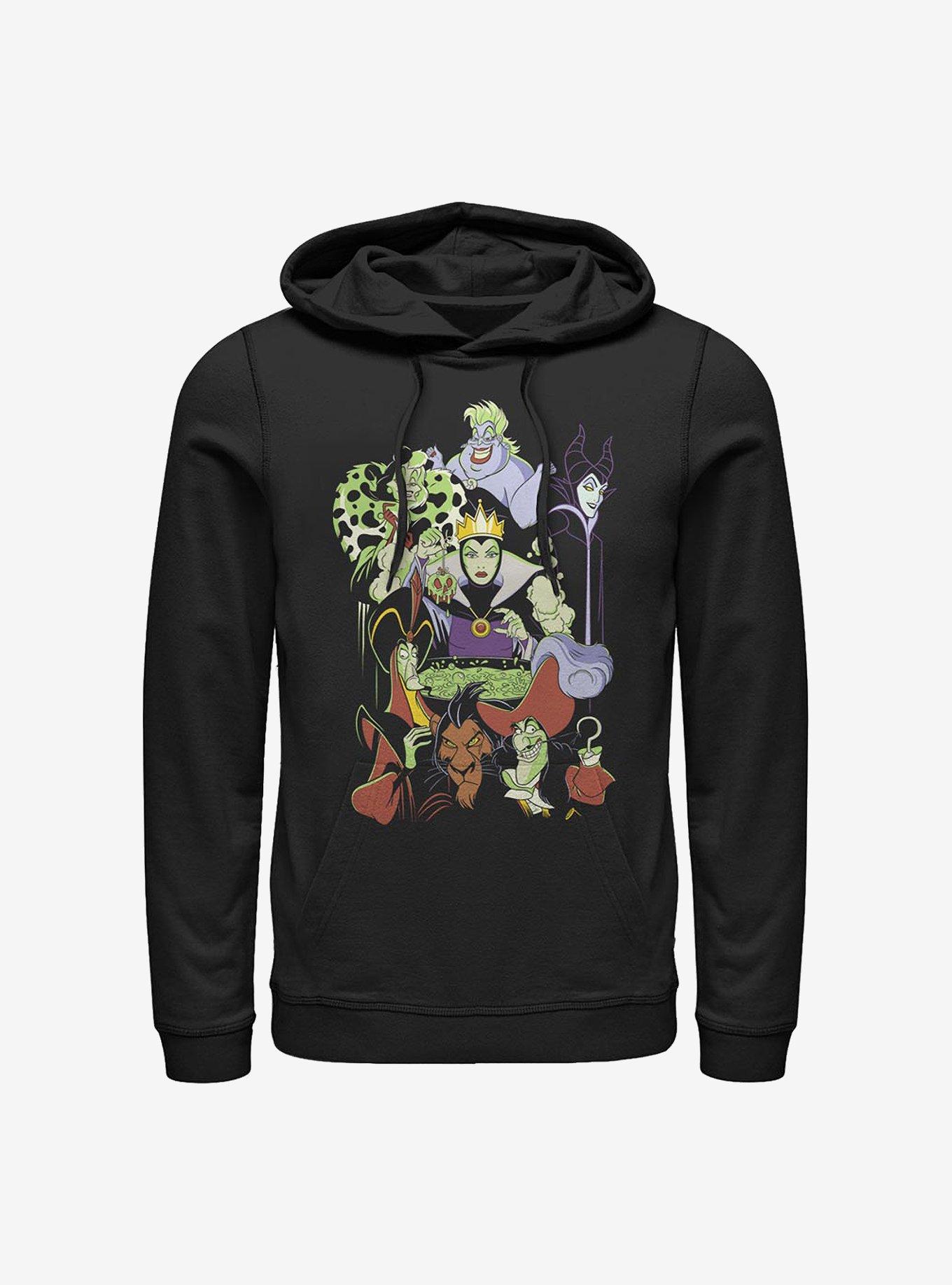 Disney Villains Worst Dinner Party Ever Hoodie, BLACK, hi-res