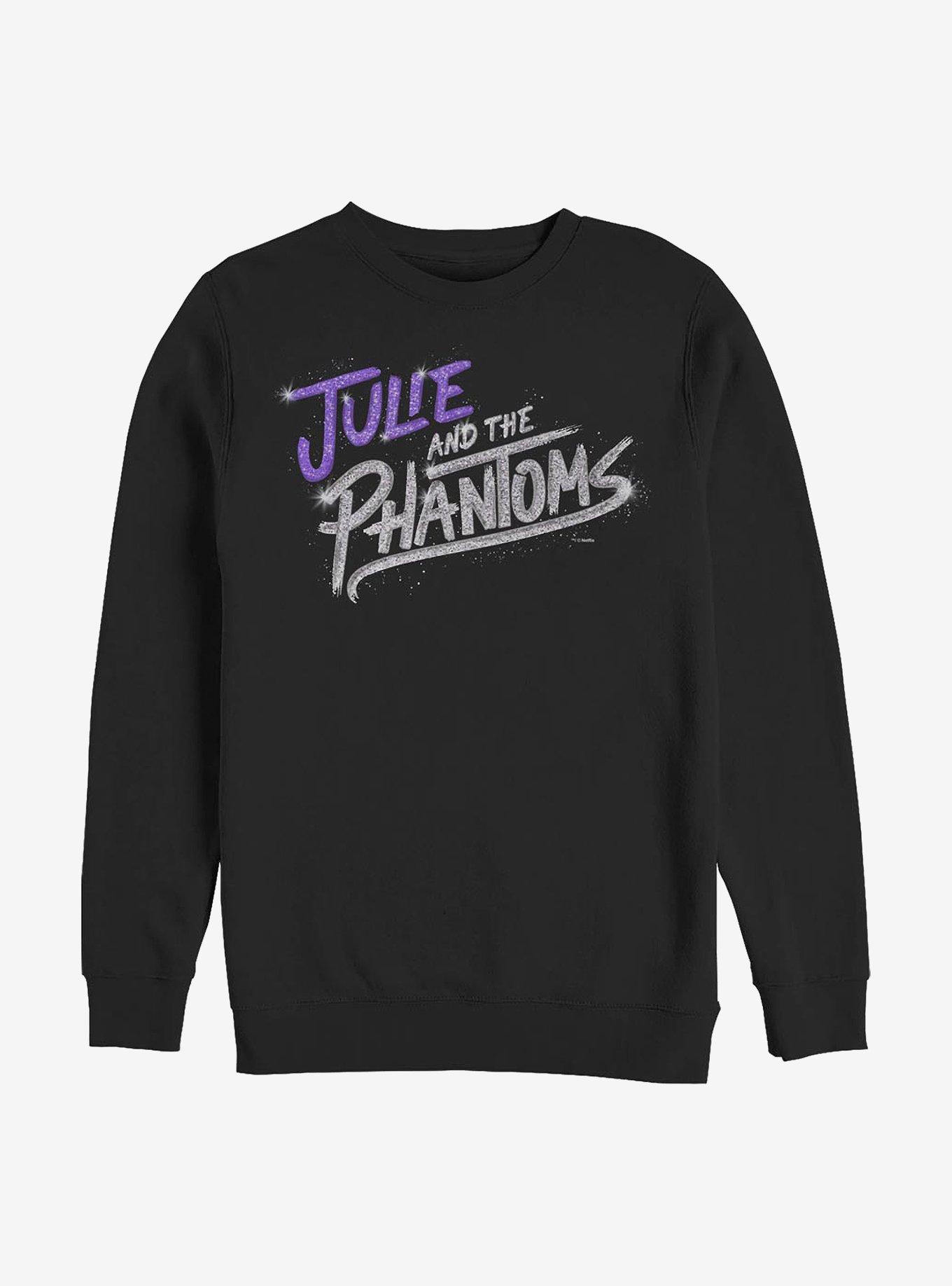 Julie And The Phantoms Bling Logo Crew Sweatshirt, BLACK, hi-res