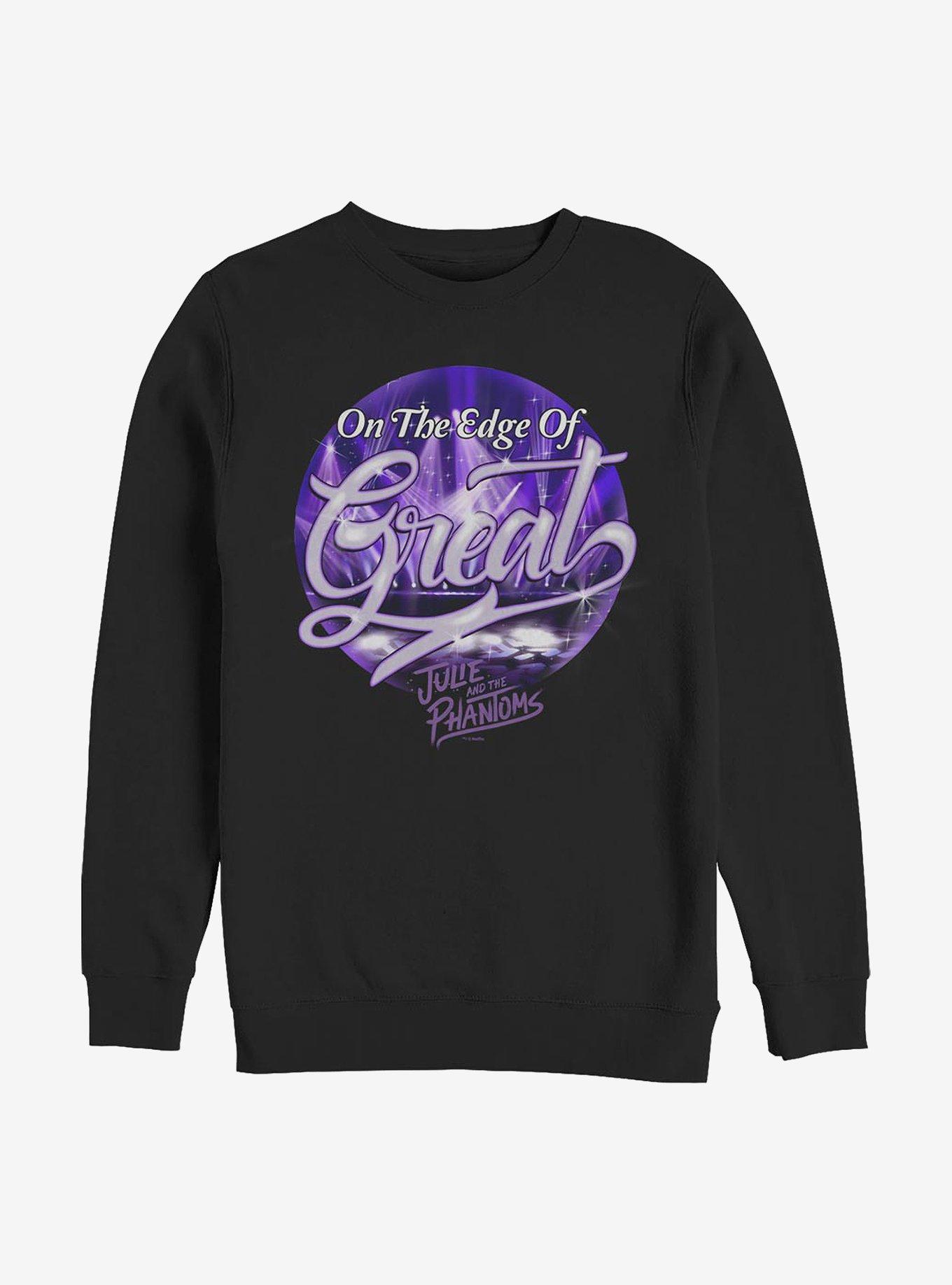 Julie And The Phantoms Edge Of Great Crew Sweatshirt, BLACK, hi-res