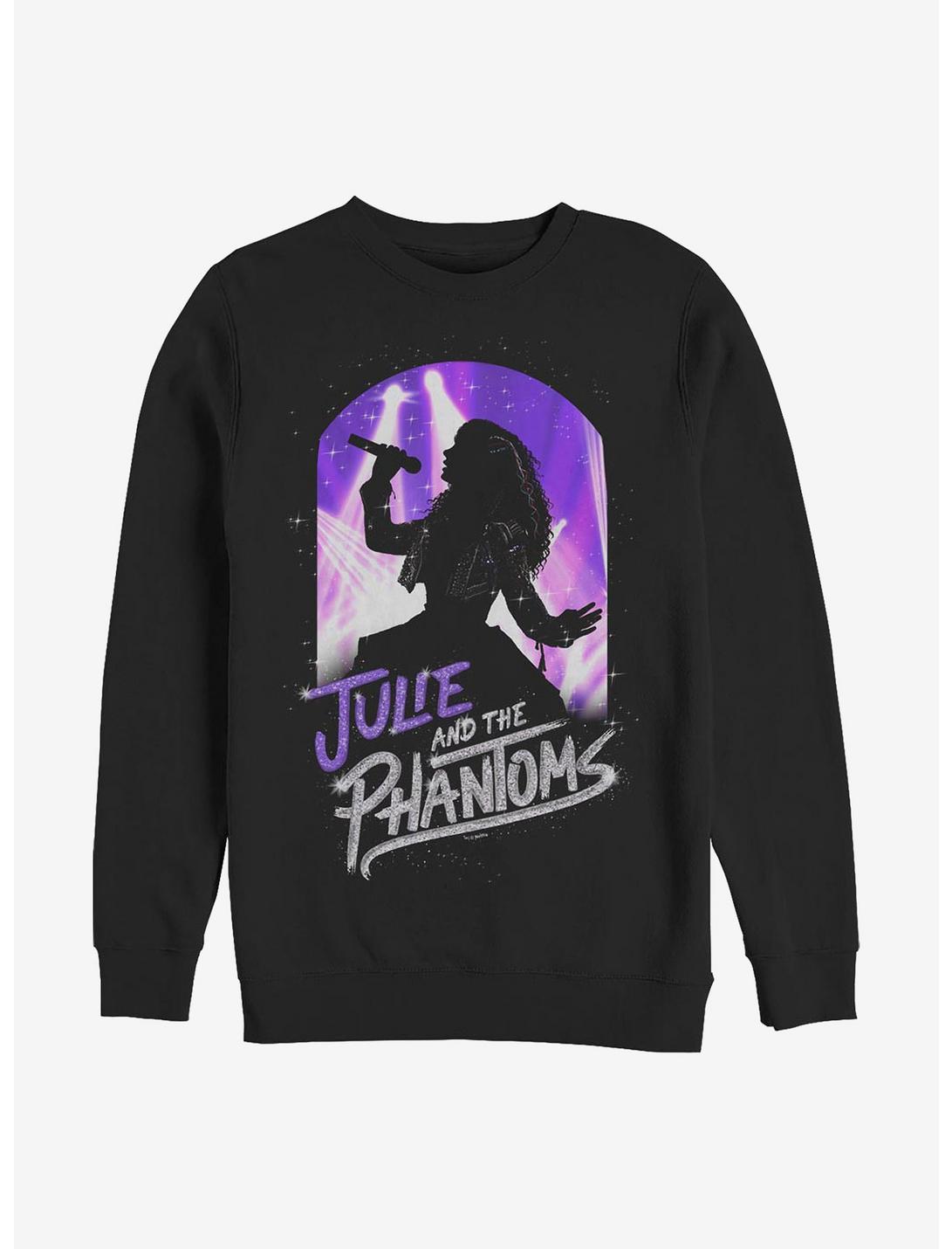 Julie And The Phantoms Julie Outline Crew Sweatshirt, BLACK, hi-res