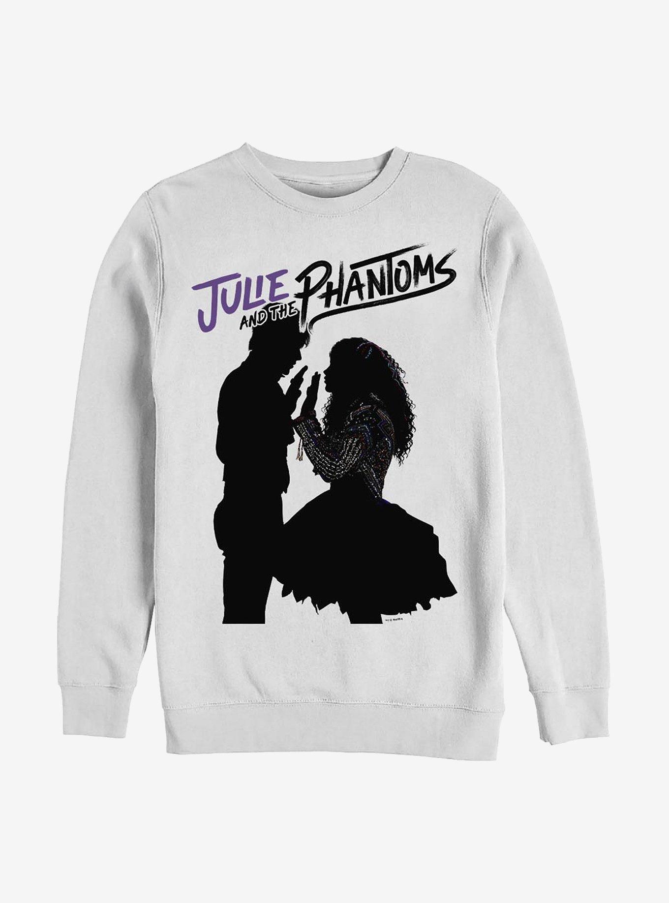 Julie And The Phantoms Silhouette Phantoms Crew Sweatshirt - WHITE ...