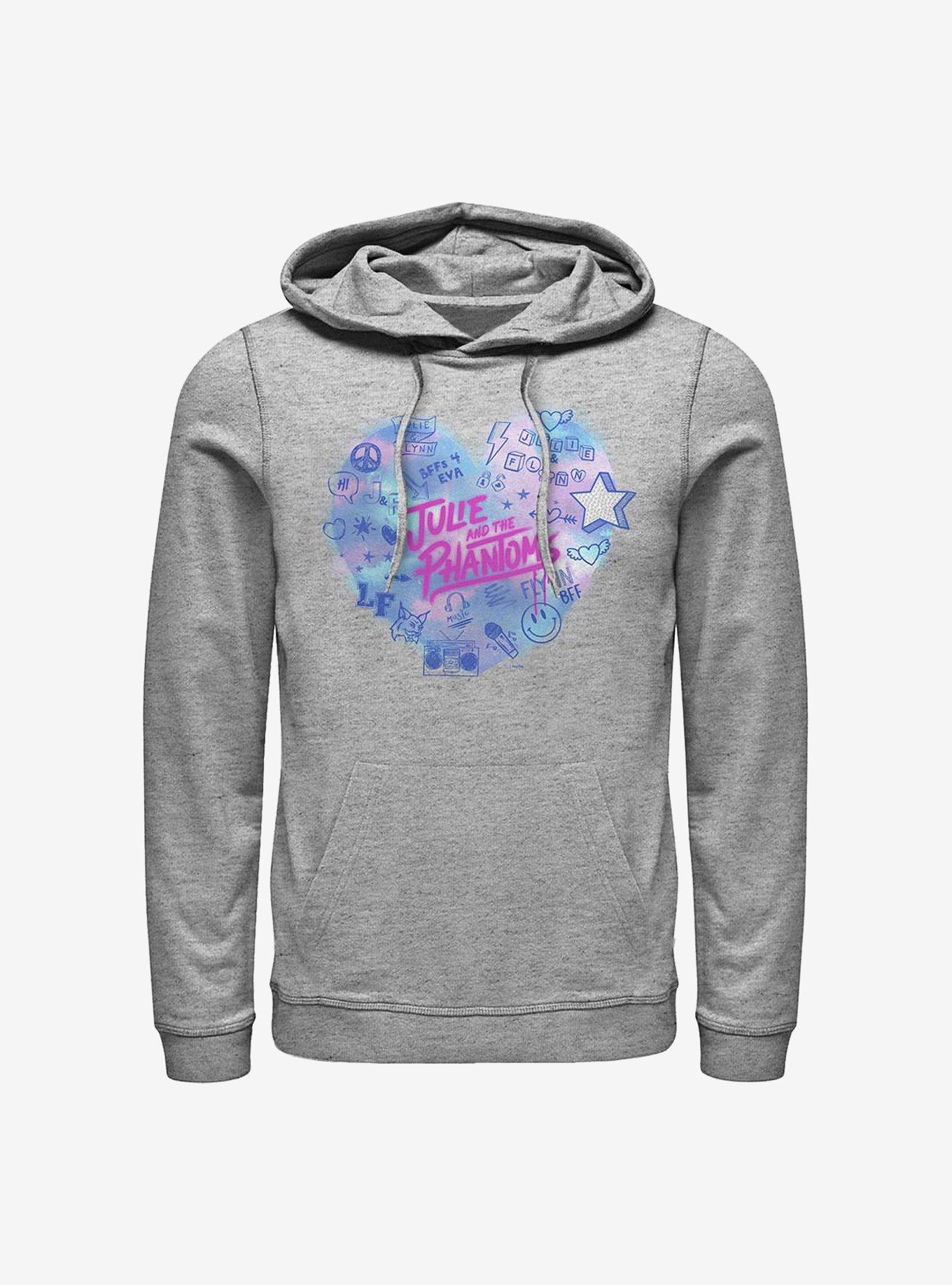 Julie And The Phantoms Heart Julie Icons Hoodie, , hi-res