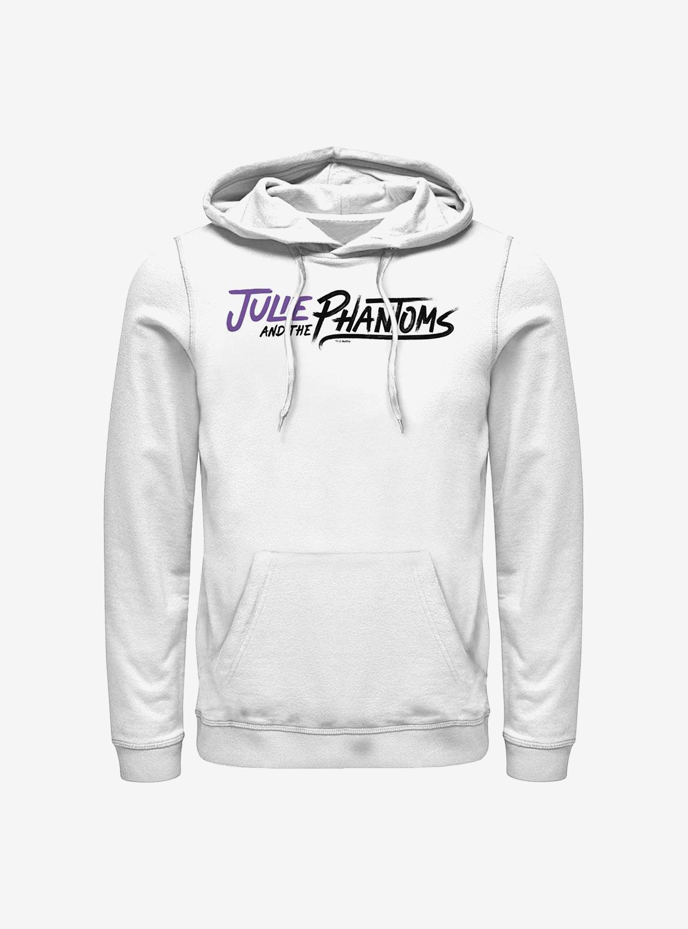 Julie And The Phantoms Horizontal Logo Hoodie, WHITE, hi-res