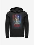 Stranger Things Classic Illustrated Poster Hoodie, BLACK, hi-res