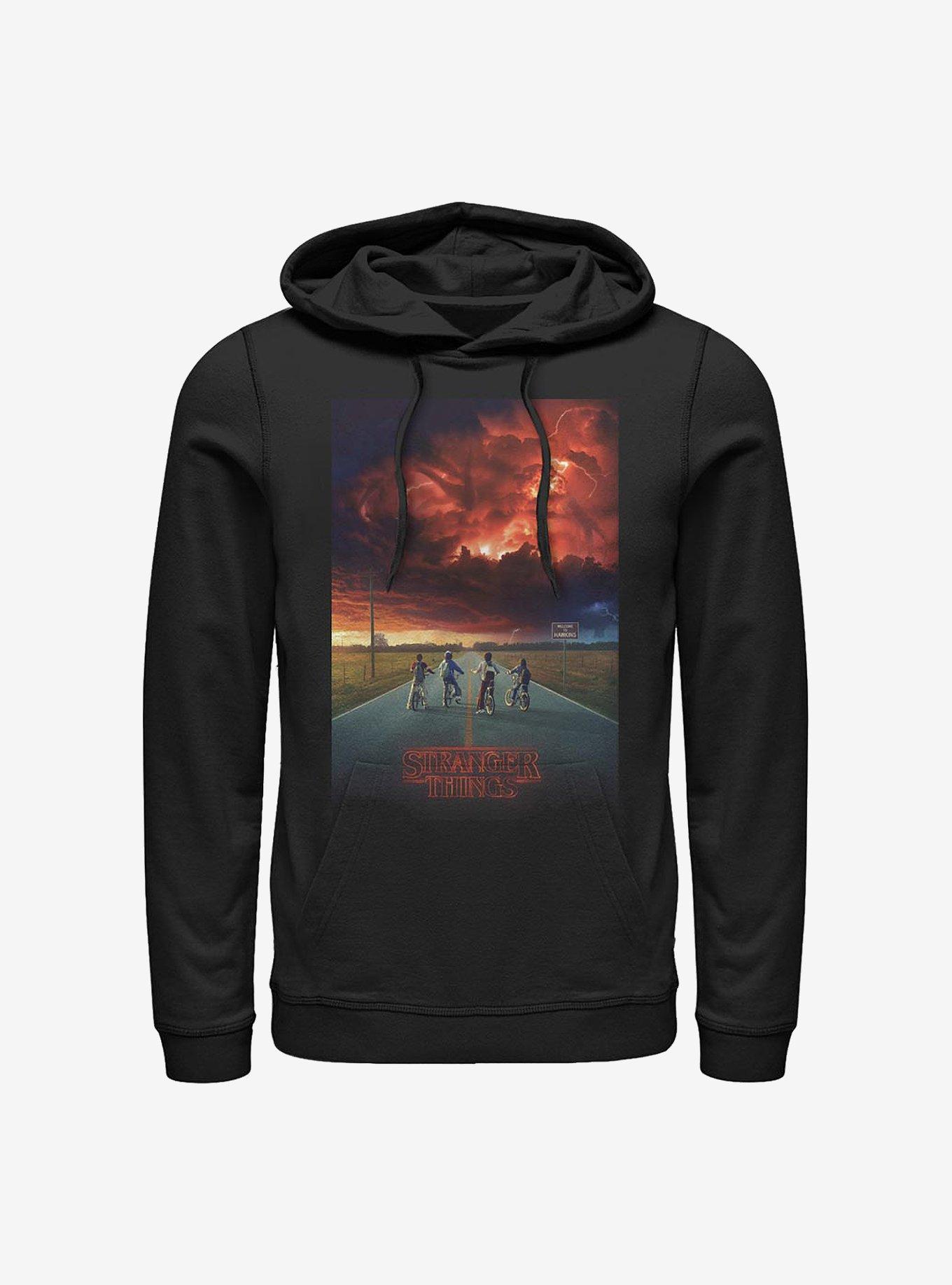 Stranger Things Demogorgon Cloud Poster Hoodie, , hi-res