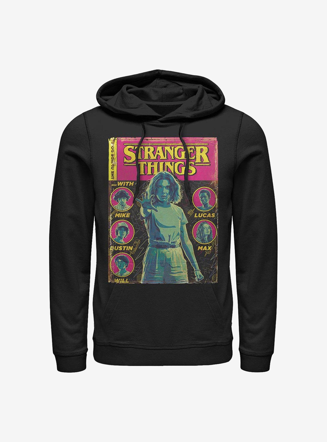 Stranger Things Stranger Things Comic Cover Hoodie BLACK Hot Topic