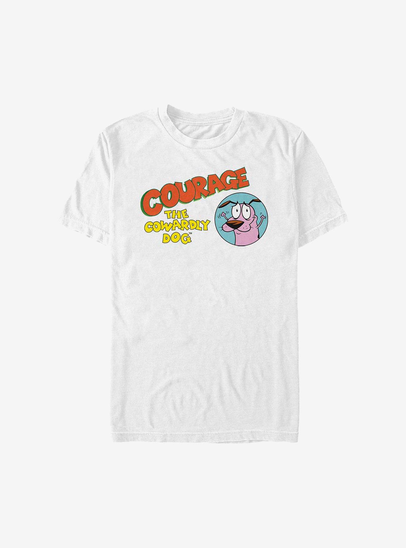 Courage The Cowardly Dog Courage Logo T-Shirt, , hi-res