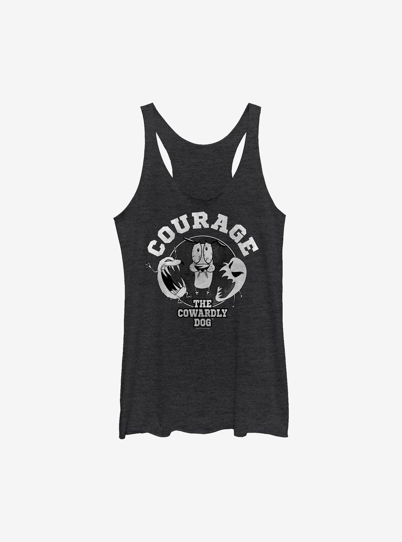 Courage The Cowardly Dog Courage Badge Womens Tank Top, , hi-res