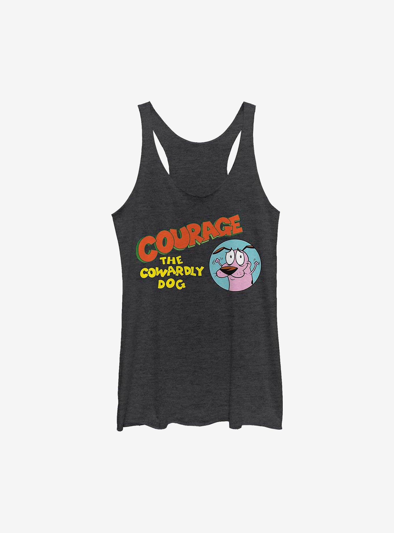 Courage The Cowardly Dog Courage Logo Womens Tank Top, , hi-res