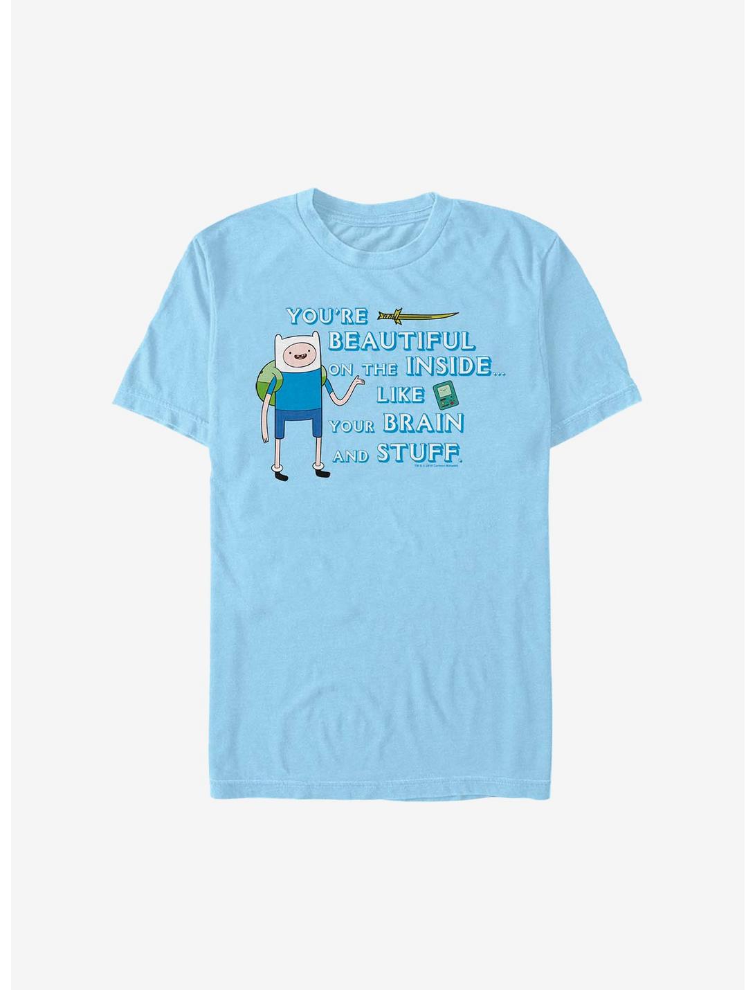 Adventure Time Finn You're Beautiful T-Shirt, LT BLUE, hi-res