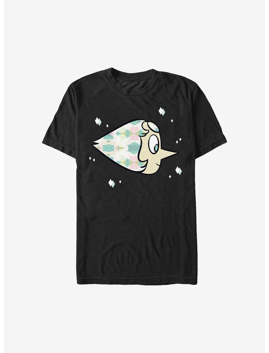 Steven Universe Pearl Head T-Shirt, BLACK, hi-res