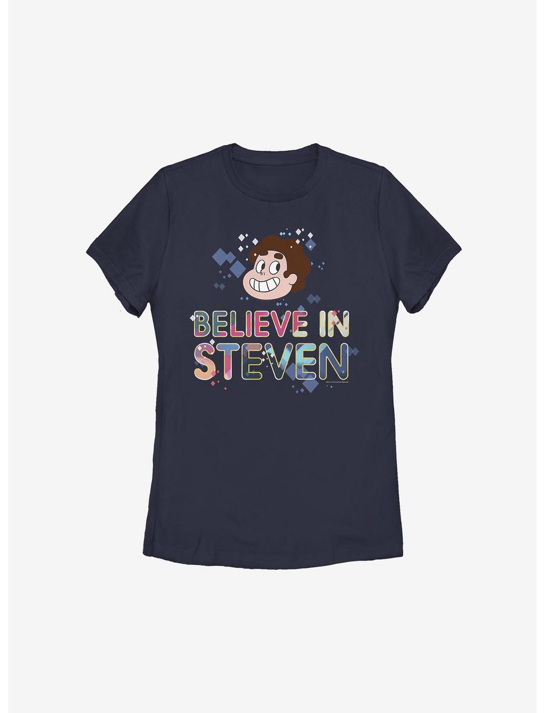 Steven Universe Believe Steve Womens T-Shirt, NAVY, hi-res