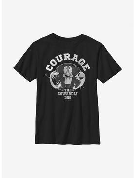 Courage The Cowardly Dog Courage Badge Youth T-Shirt, , hi-res