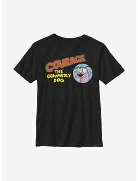 Courage The Cowardly Dog Courage Logo Youth T-Shirt, , hi-res