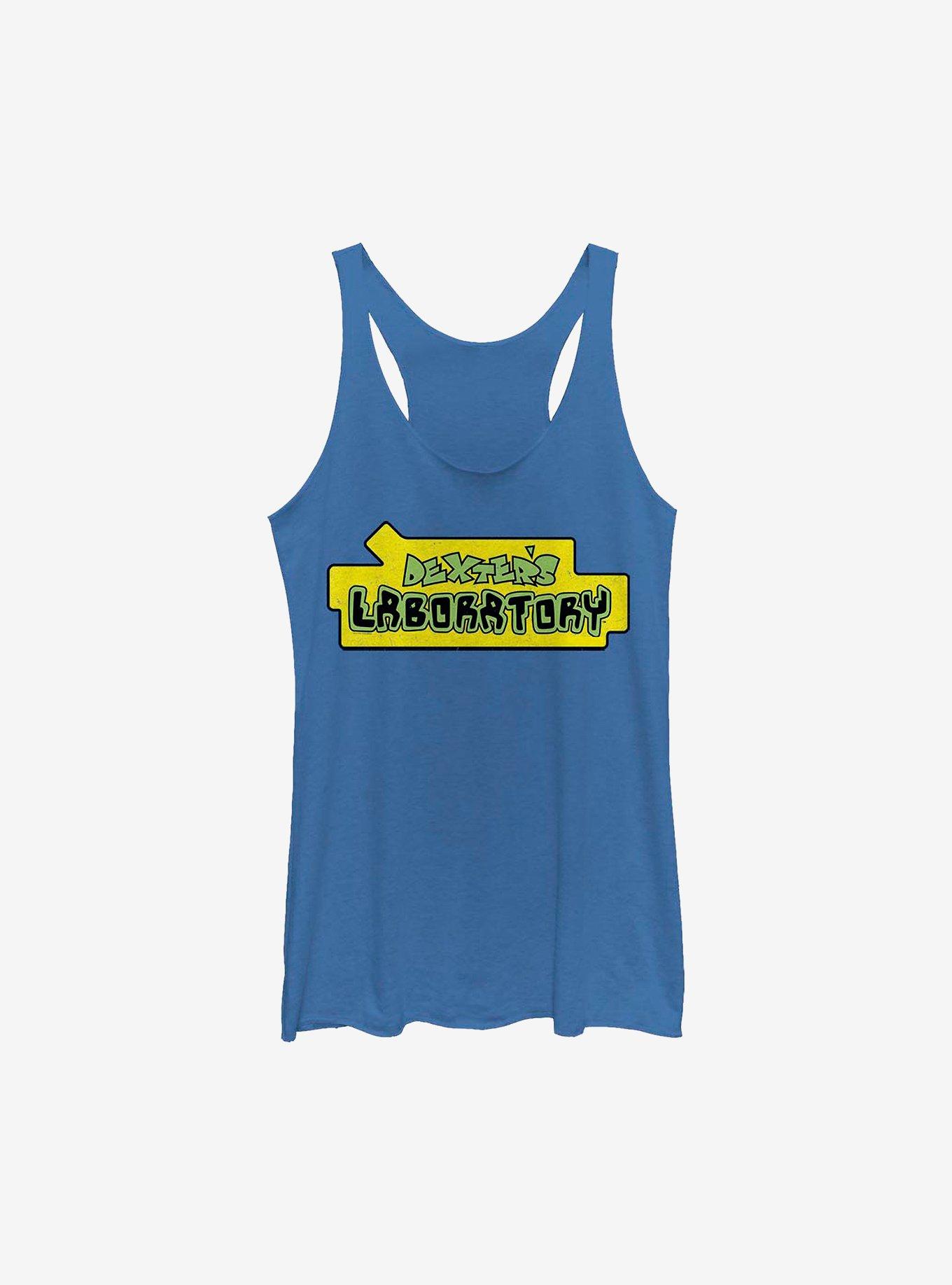 Dexter's Laboratory Logo Womens Tank Top, ROY HTR, hi-res