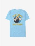 Johnny Bravo Do Not Touch T-Shirt, LT BLUE, hi-res