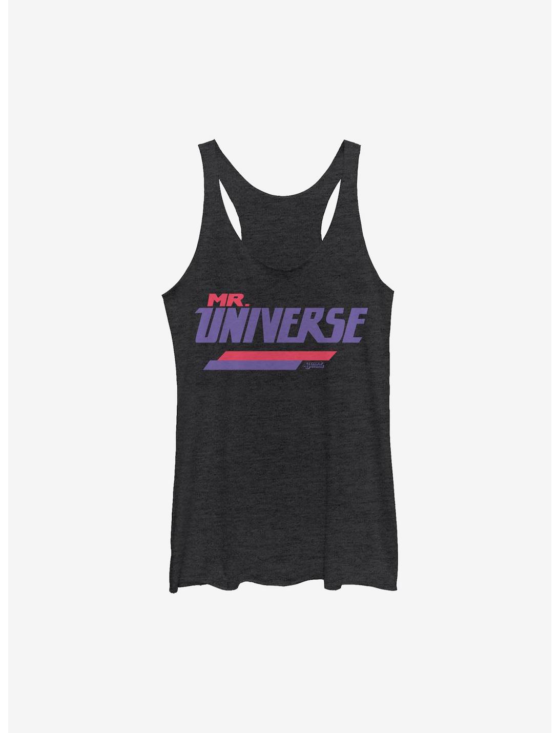 Steven Universe Mr. Universe Womens Tank Top, BLK HTR, hi-res