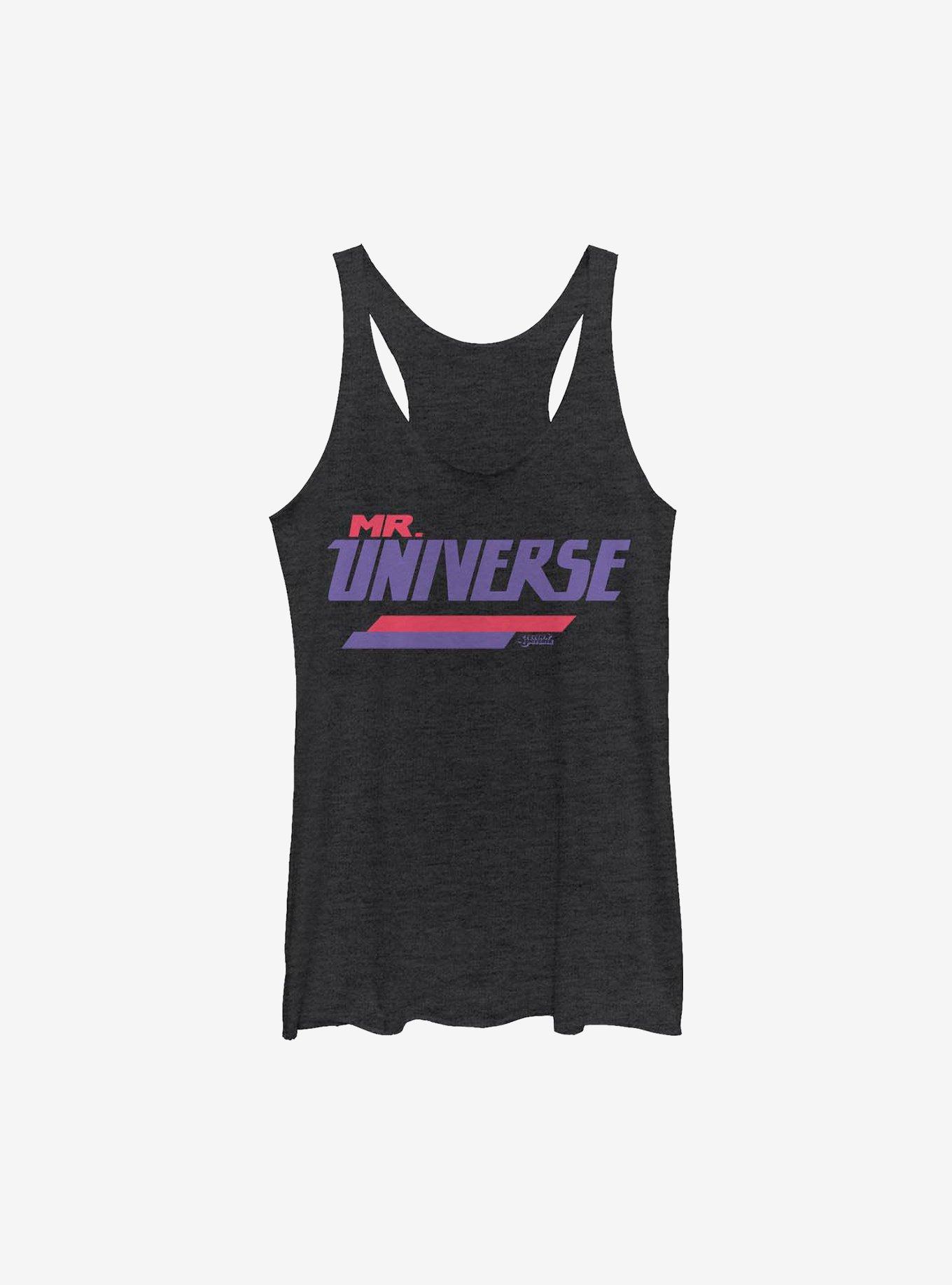Steven Universe Mr. Universe Womens Tank Top, BLK HTR, hi-res