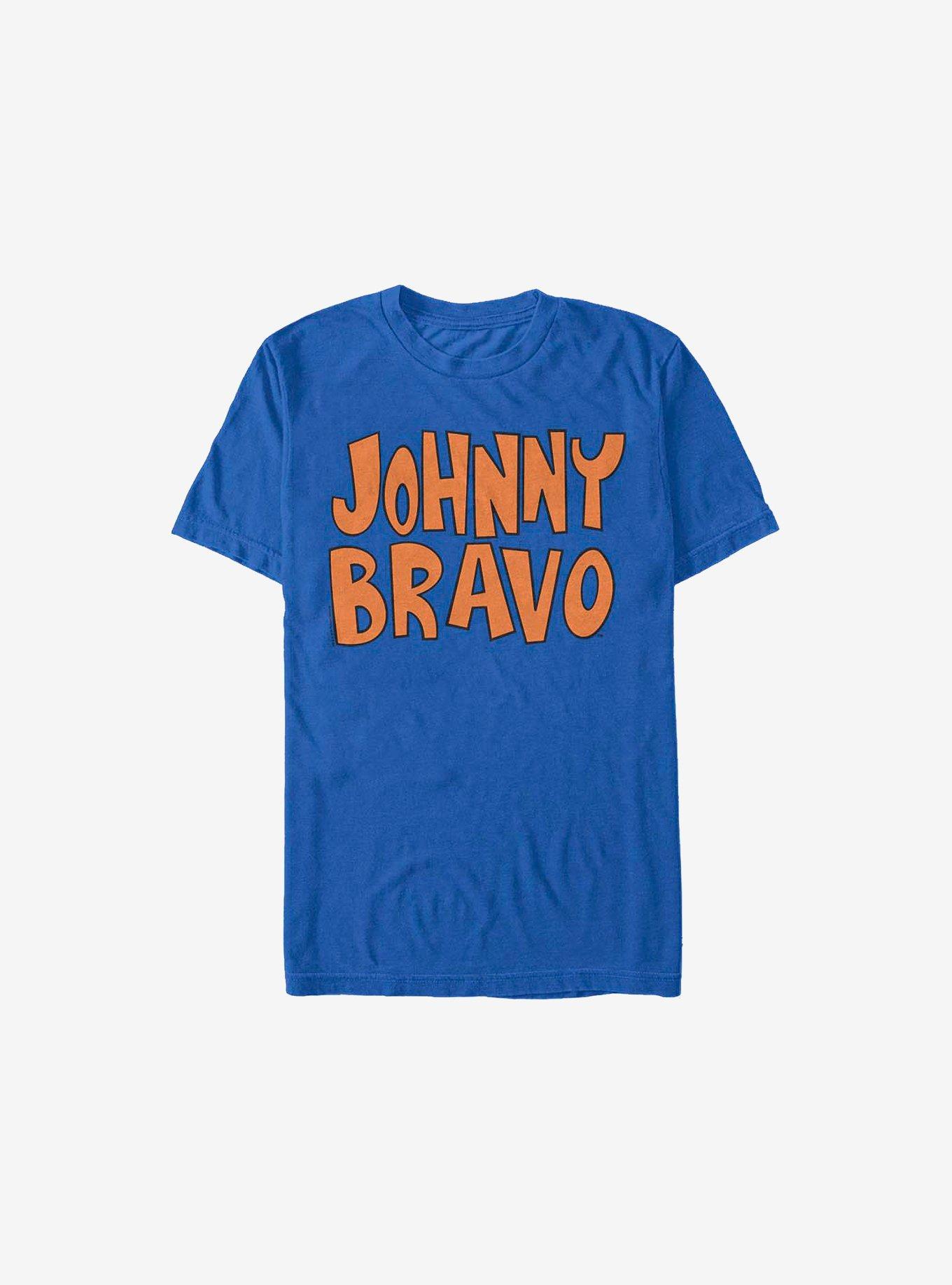 Johnny Bravo Logo T-Shirt, ROYAL, hi-res