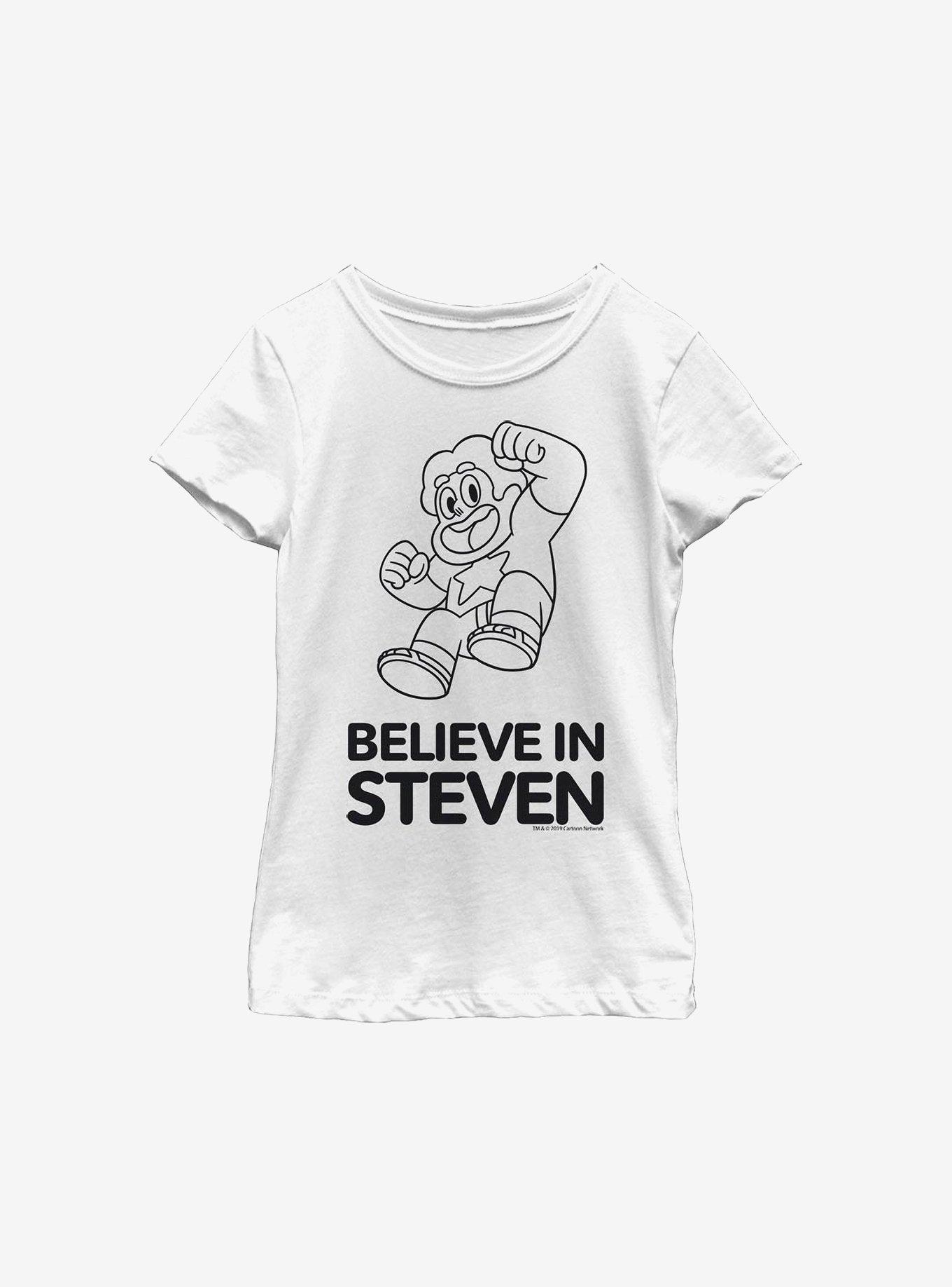 Steven Universe Believe In Steven Youth Girls T-Shirt, , hi-res