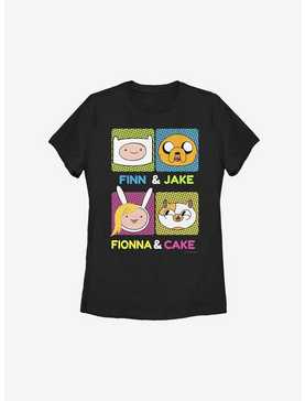 Adventure Time Finn Fionna Cake Jake Womens T-Shirt, , hi-res