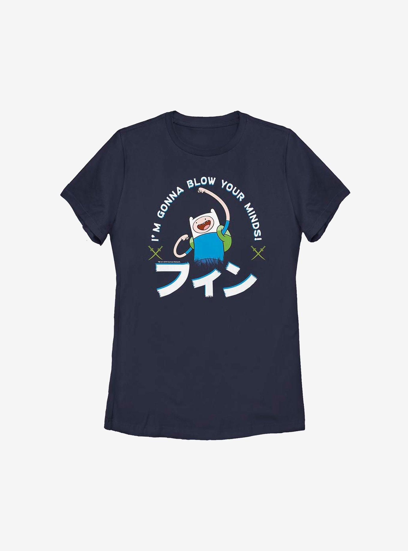 Adventure Time Finn I'm Gonna Blow Your Minds Womens T-Shirt, , hi-res