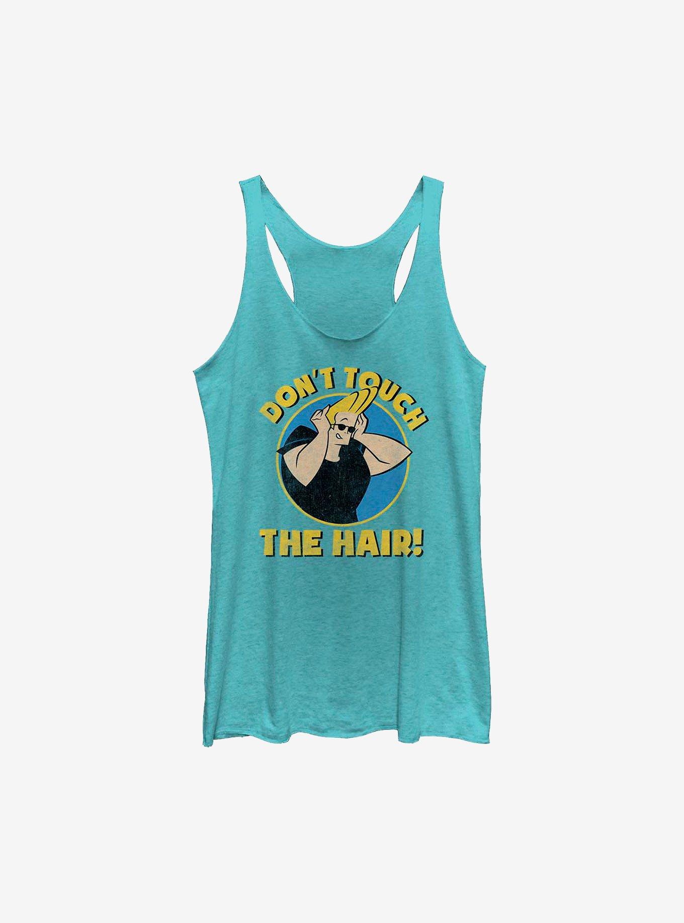 Johnny Bravo Do Not Touch Womens Tank Top, , hi-res