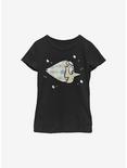 Steven Universe Pearl Head Youth Girls T-Shirt, BLACK, hi-res