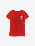 Steven Universe Steven Pocket Youth Girls T-Shirt, RED, hi-res
