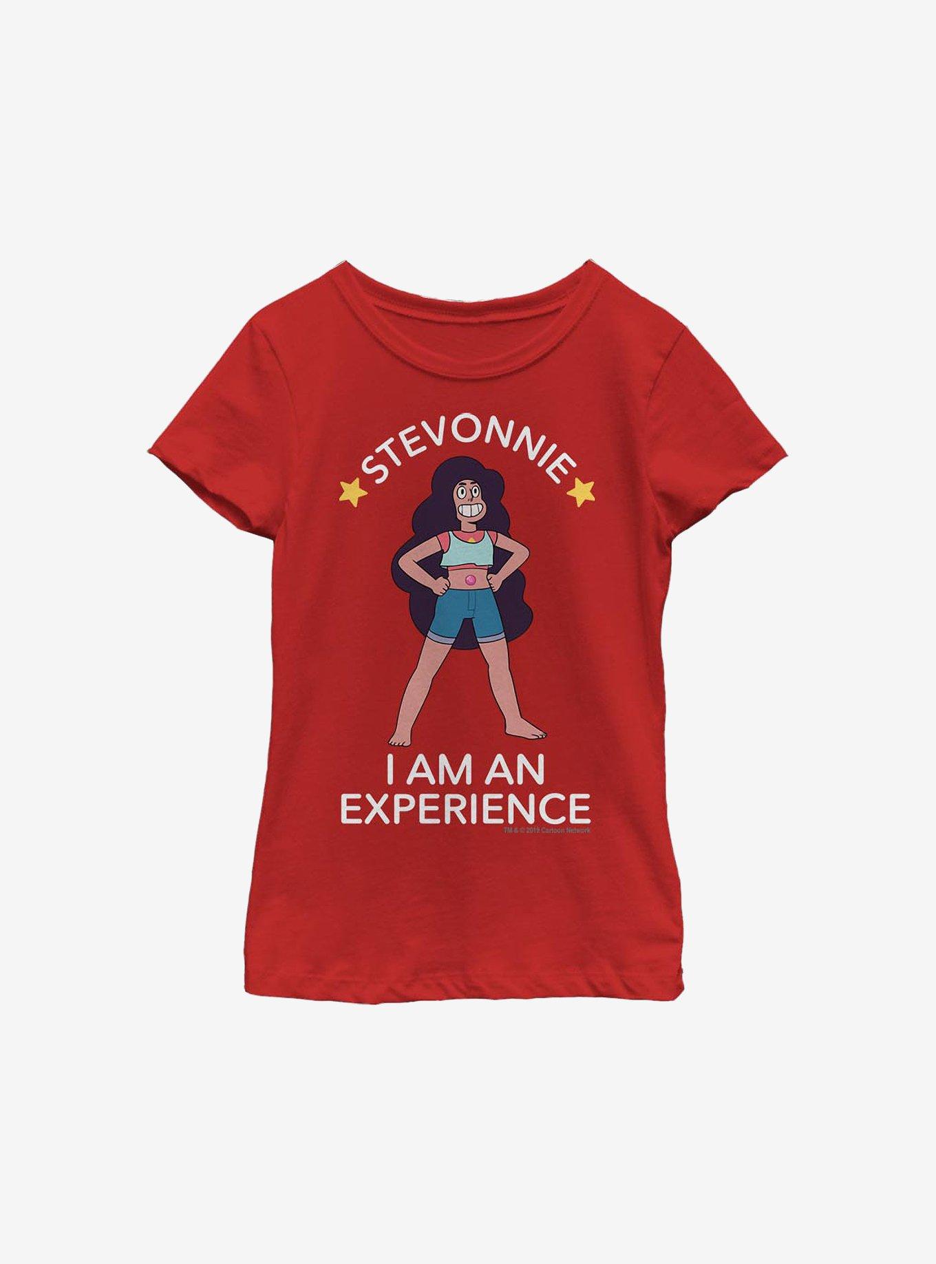 Steven Universe Stevonnie Youth Girls T-Shirt, RED, hi-res