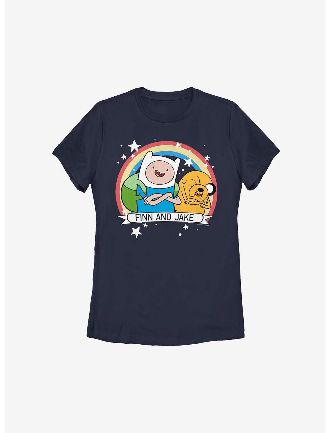 Adventure Time Jake Finn Forev Womens T-Shirt, NAVY, hi-res