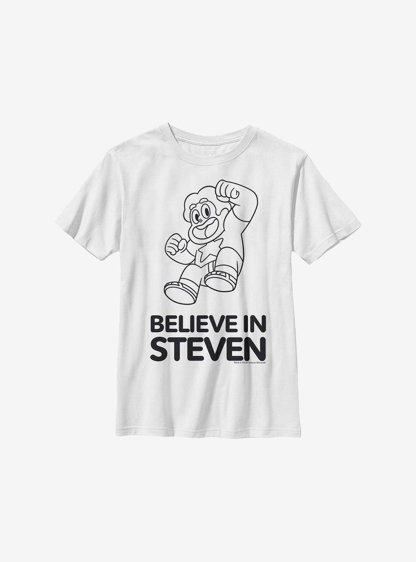 Steven Universe Believe In Steven Youth T-Shirt, , hi-res