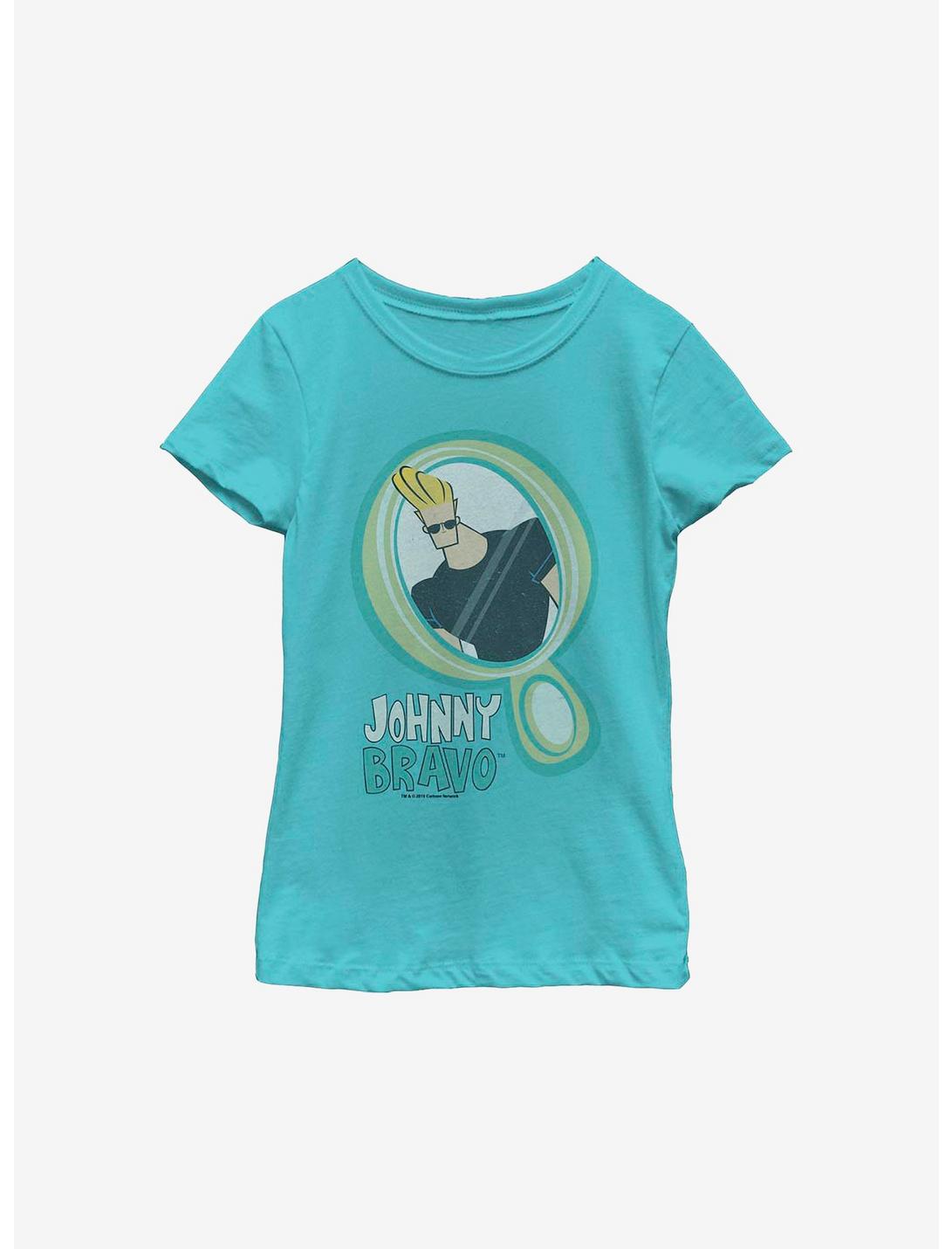 Plus Size Johnny Bravo Looking Good Youth Girls T-Shirt, TAHI BLUE, hi-res
